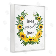 Lettered and Lined | Home Sweet Home Sunflowers