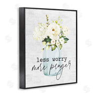 Lettered and Lined | Less Worry More Prayer Florals