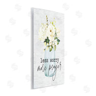 Lettered and Lined | Less Worry More Prayer Florals
