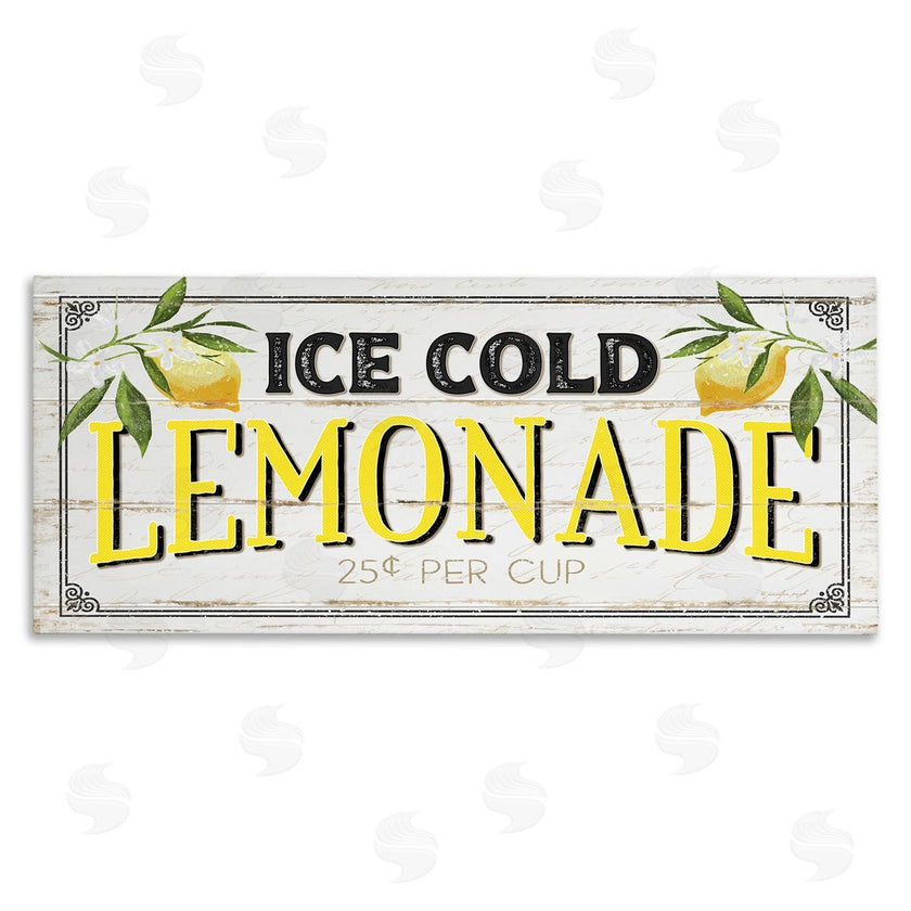 Jennifer Pugh | Ice Cold Lemonade Farmhouse Sign