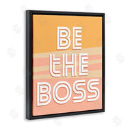 Kim Allen | Be The Boss Quote Pink