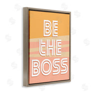 Kim Allen | Be The Boss Quote Pink