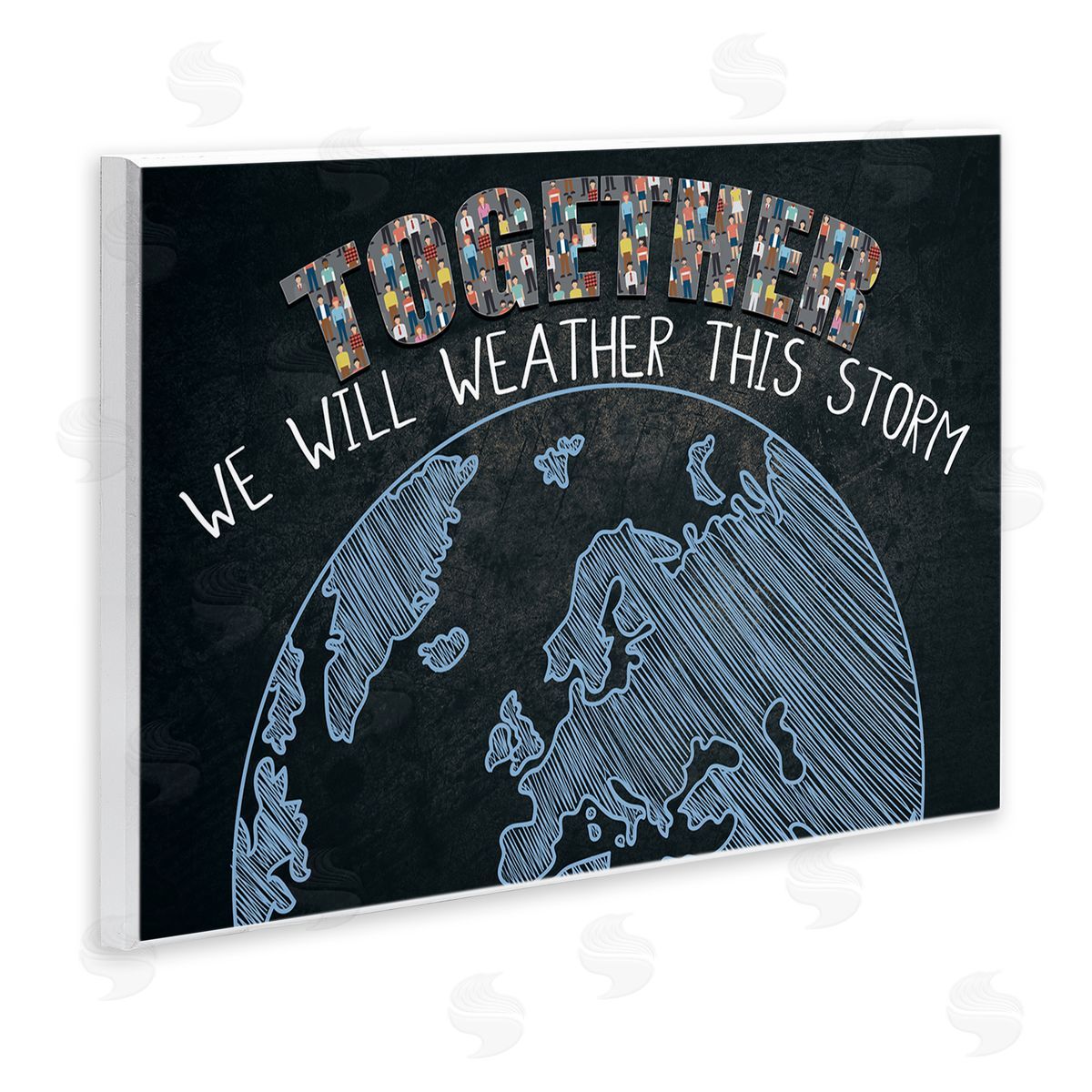 Together We Will Quote Wood Plaque Wall Art, Home Decor by Kim Allen