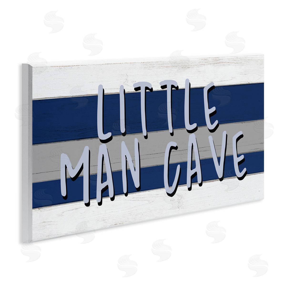 Boy's Little Man Cave Wood Plaque Wall Art, Home Decor by Kim Allen
