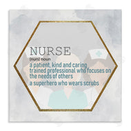 Kim Allen | Nurse Definition Superhero Scrubs