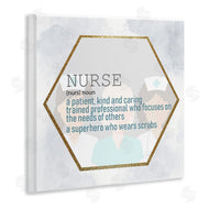 Kim Allen | Nurse Definition Superhero Scrubs