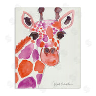Kait Roberts | Abstract Giraffe Red and Purple
