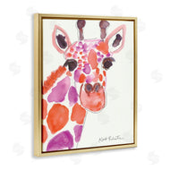 Kait Roberts | Abstract Giraffe Red and Purple