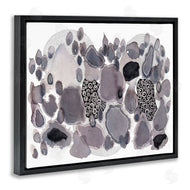 Kim Rupe | Abstract Grey Black Drips