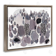 Kim Rupe | Abstract Grey Black Drips