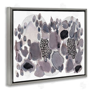 Kim Rupe | Abstract Grey Black Drips