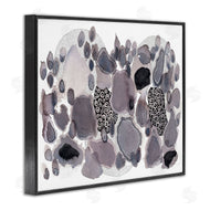 Kim Rupe | Abstract Grey Black Drips