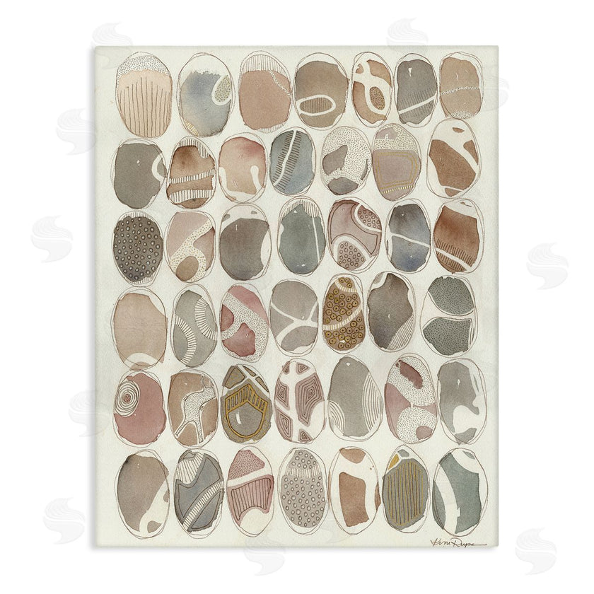 Kim Rupe | Abstract Patterned Rock Shapes