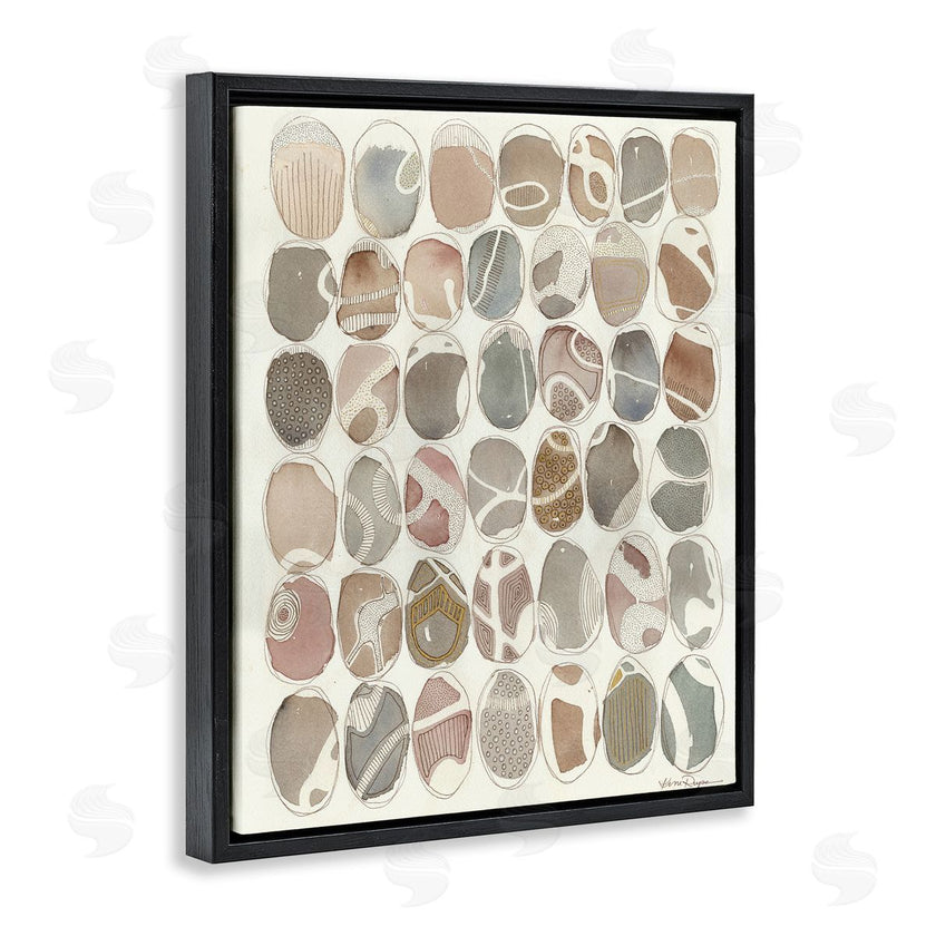 Kim Rupe | Abstract Patterned Rock Shapes