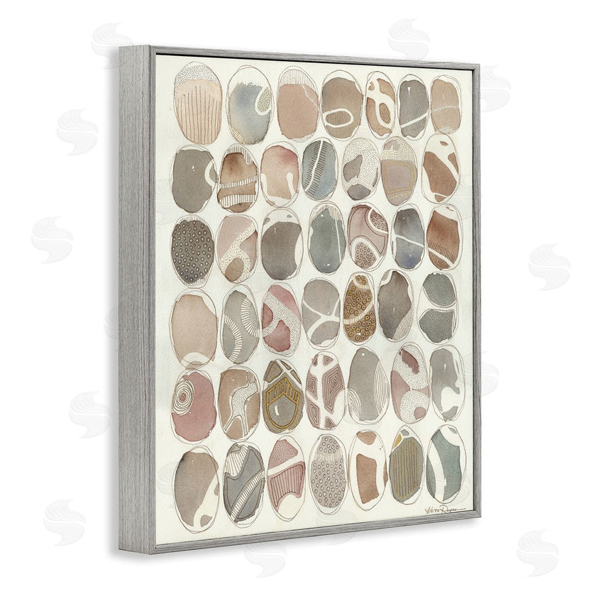 Kim Rupe | Abstract Patterned Rock Shapes