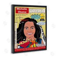 Sangita Bachelet | Michelle Obama Magazine Illustration