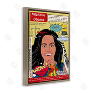 Sangita Bachelet | Michelle Obama Magazine Illustration