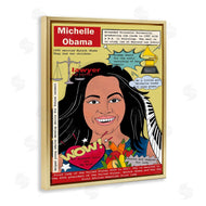 Sangita Bachelet | Michelle Obama Magazine Illustration