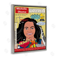 Sangita Bachelet | Michelle Obama Magazine Illustration