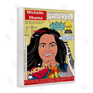Sangita Bachelet | Michelle Obama Magazine Illustration