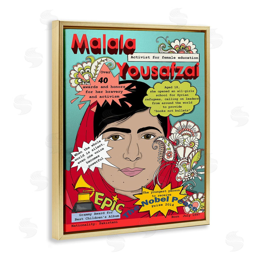 Sangita Bachelet | Malala Yousafzai Magazine Illustration