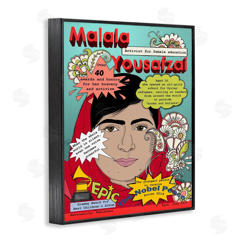 Sangita Bachelet | Malala Yousafzai Magazine Illustration