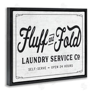 Lettered and Lined | Fluff and Fold Laundry Room