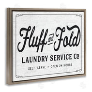 Lettered and Lined | Fluff and Fold Laundry Room