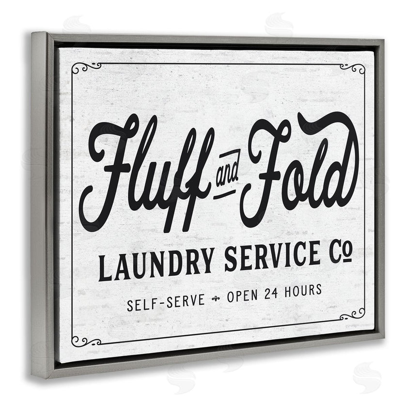 Lettered and Lined | Fluff and Fold Laundry Room