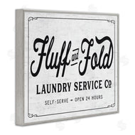 Lettered and Lined | Fluff and Fold Laundry Room