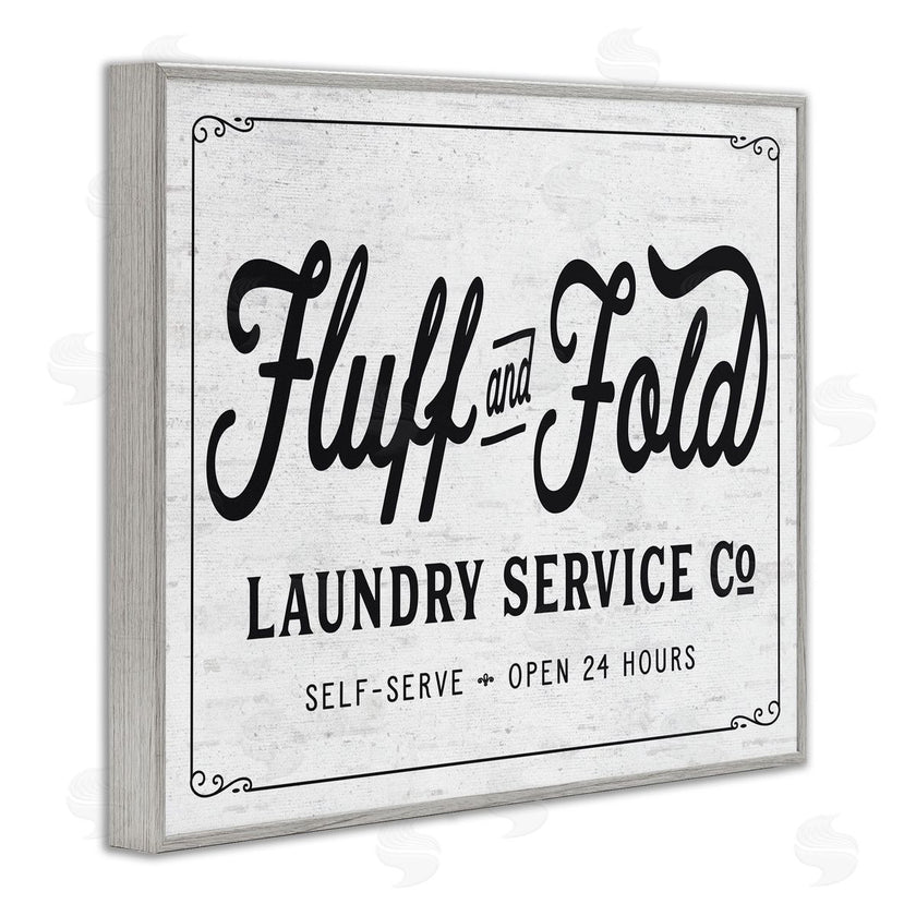 Lettered and Lined | Fluff and Fold Laundry Room