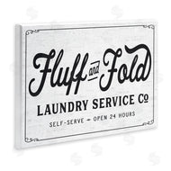 Lettered and Lined | Fluff and Fold Laundry Room