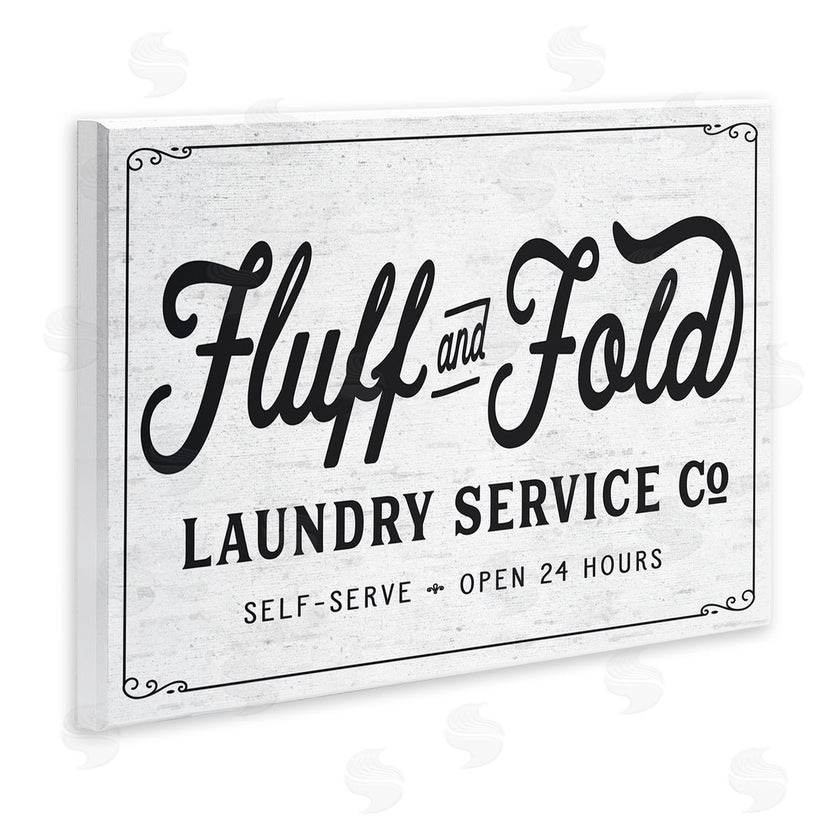 Lettered and Lined | Fluff and Fold Laundry Room