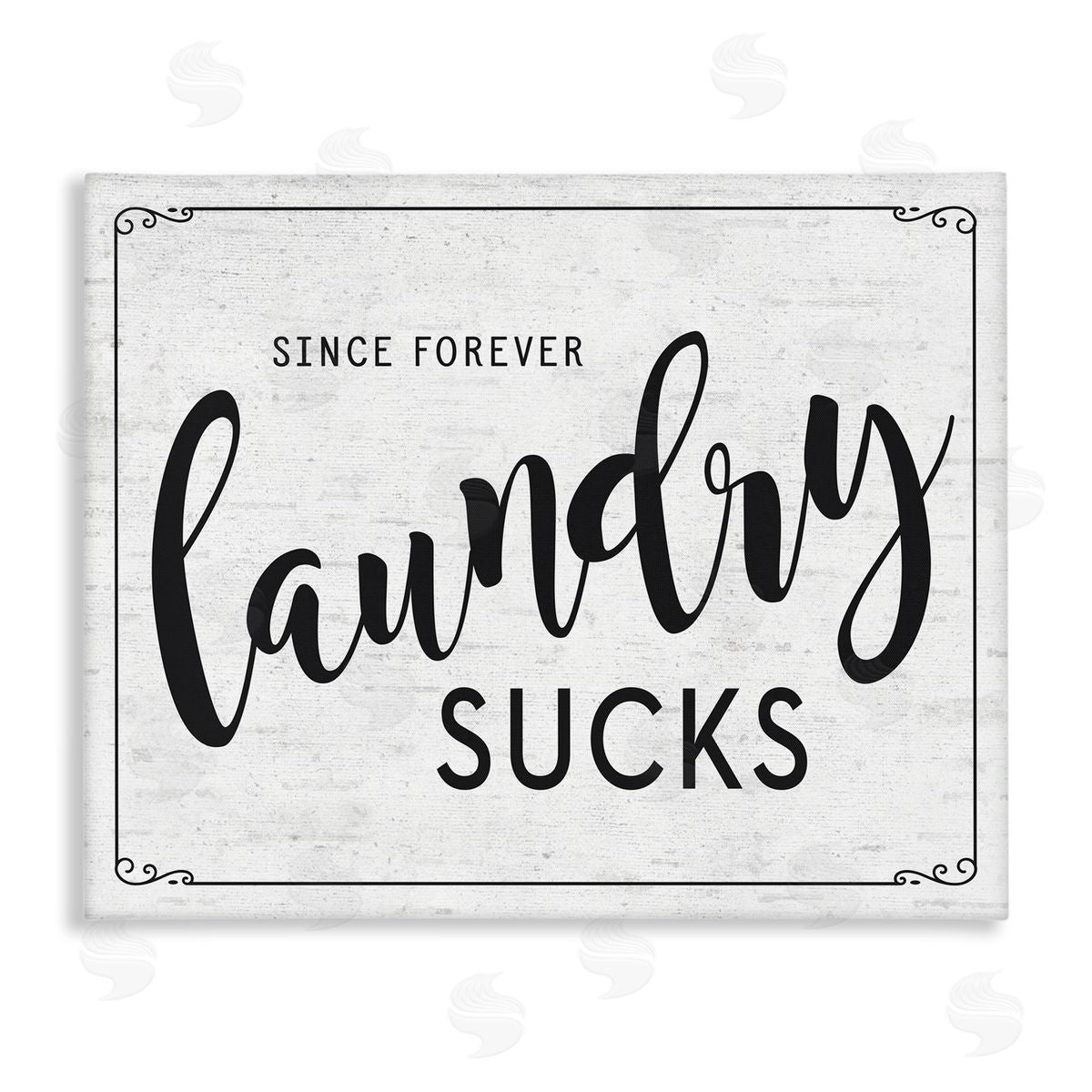 Sassy Laundry Room Sign Canvas Wall Art, Home Decor by Lettered and Lined