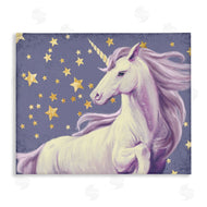 Ziwei Li | Purple Unicorn in Starry Sky