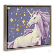 Ziwei Li | Purple Unicorn in Starry Sky