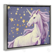 Ziwei Li | Purple Unicorn in Starry Sky