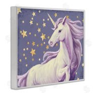 Ziwei Li | Purple Unicorn in Starry Sky