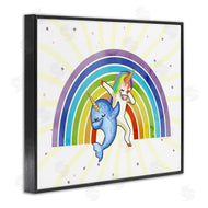 Ziwei Li | Unicorn and Narwhal Rainbow