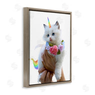 Ziwei Li | Unicorn Kitten with Flowers