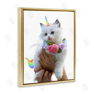 Ziwei Li | Unicorn Kitten with Flowers