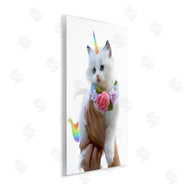 Ziwei Li | Unicorn Kitten with Flowers