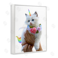 Ziwei Li | Unicorn Kitten with Flowers