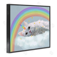 Ziwei Li | Unicorn Kitten in Clouds
