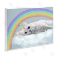 Ziwei Li | Unicorn Kitten in Clouds