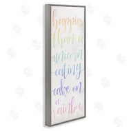 Stupell Studio | Happier Than Unicorn Humor