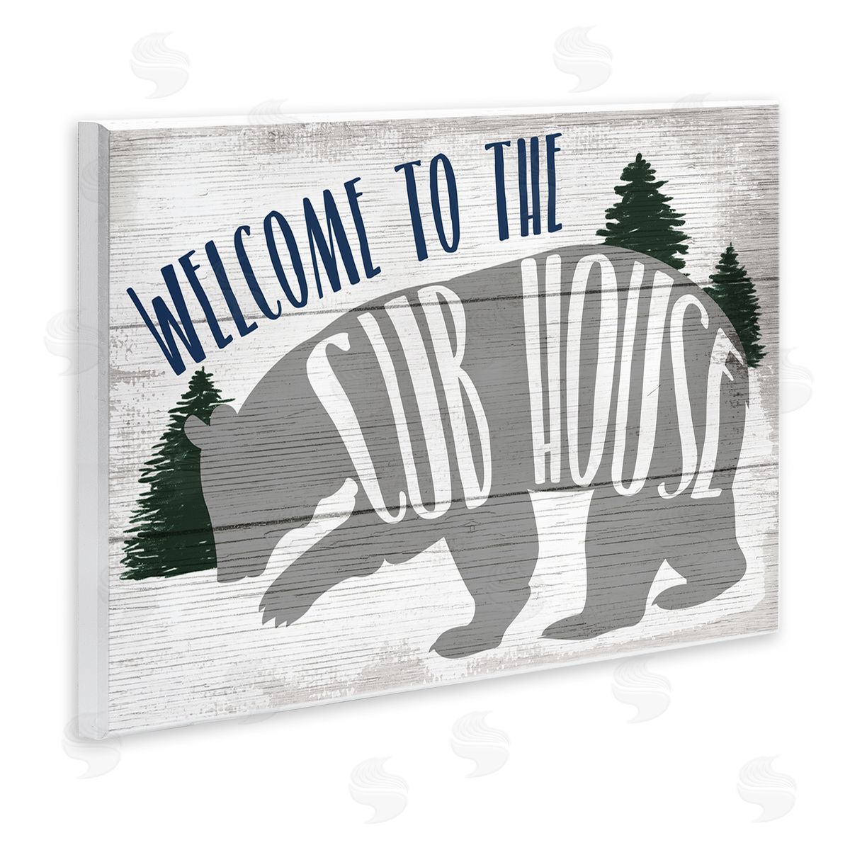 Welcome to the Cub House Wood Plaque Wall Art, Home Decor by Stupell Studio