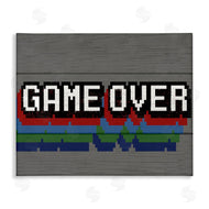Stupell Studio | Retro Game Over Phrase