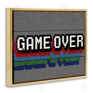 Stupell Studio | Retro Game Over Phrase