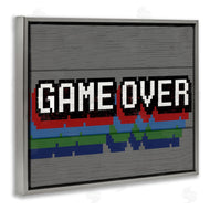Stupell Studio | Retro Game Over Phrase